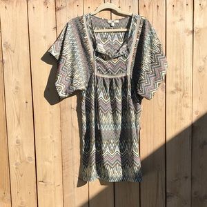 Ya Los Angeles boho kimono dress